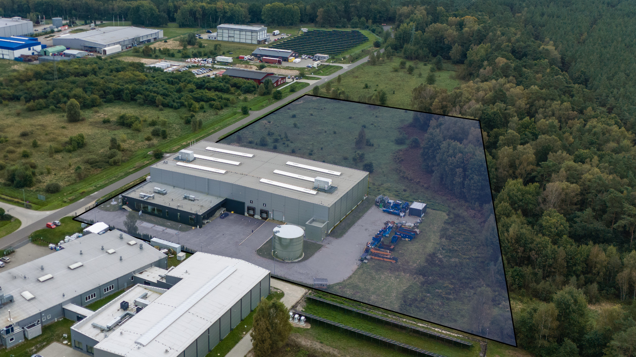 Hala produkcyjno-magazynowa Łozienica, ul. Boczna 5 – Goleniów / Goleniowski Park Przemysłowy